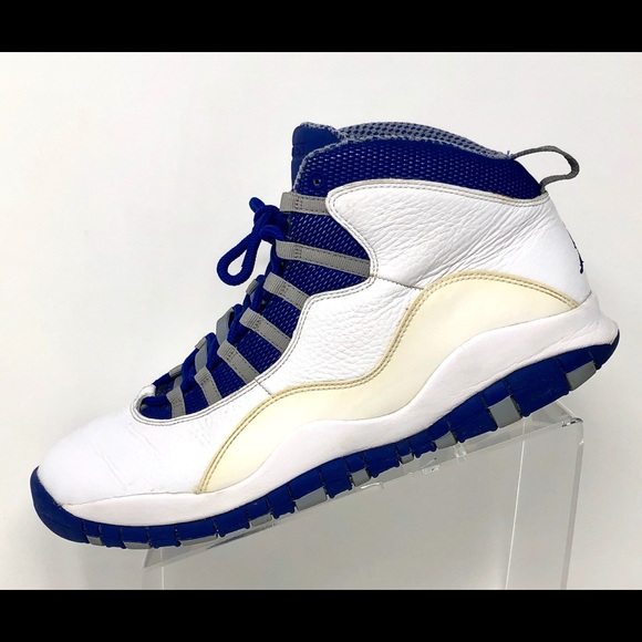 Nike Air Jordan Retro 10 TXT Old Royal 487214-107 - Picture 3 of 8